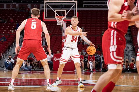 Wisconsin Badgers Mens Basketball Local Media Day And Redwhite