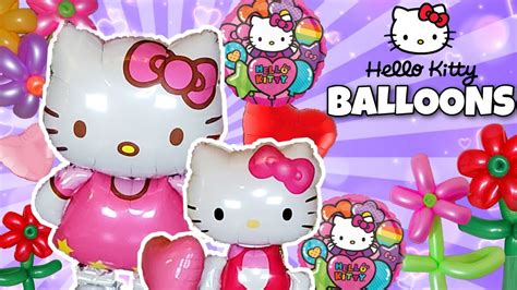 Hello Kitty Balloon Party We Inflate Our Giant Balloons With Helium