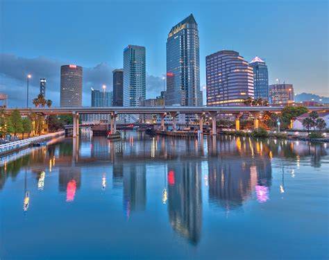 Downtown Tampa From The Platt Street Bridge Downtown Tampa Flickr