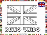 Bandera De Londres Para Colorear 2 | Bandera de reino unido, Bandera de ...