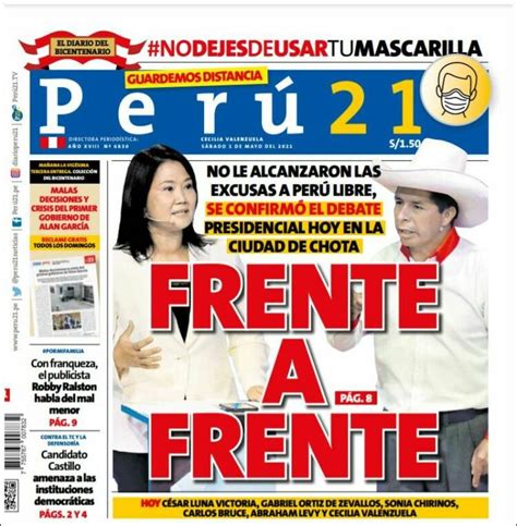 Periódico Perú 21 Perú Periódicos De Perú Edición De Sábado 1 De