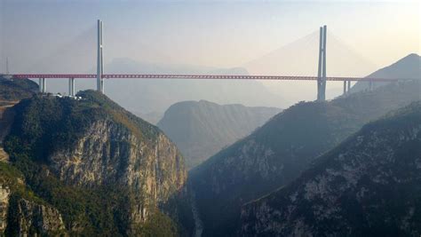 The Worlds Highest Bridge Opens For Traffic