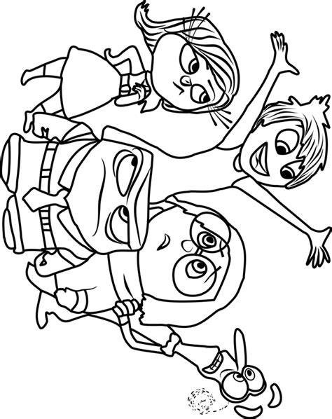 Coloring rainbocorns pets cute bunnycorn hopcorn coloring book page | sprinkled donuts jr. Inside Out Team Coloring Page - Free Printable Coloring ...