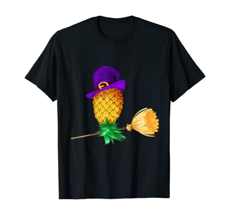 Funny Swinger Upside Down Pineapple Witch Ridding Broom T