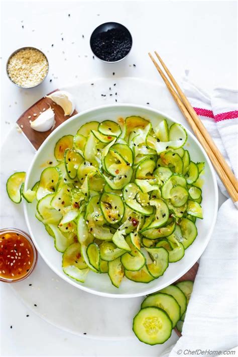 Asian Cucumber Salad Sweet And Sour Cucumber Salad