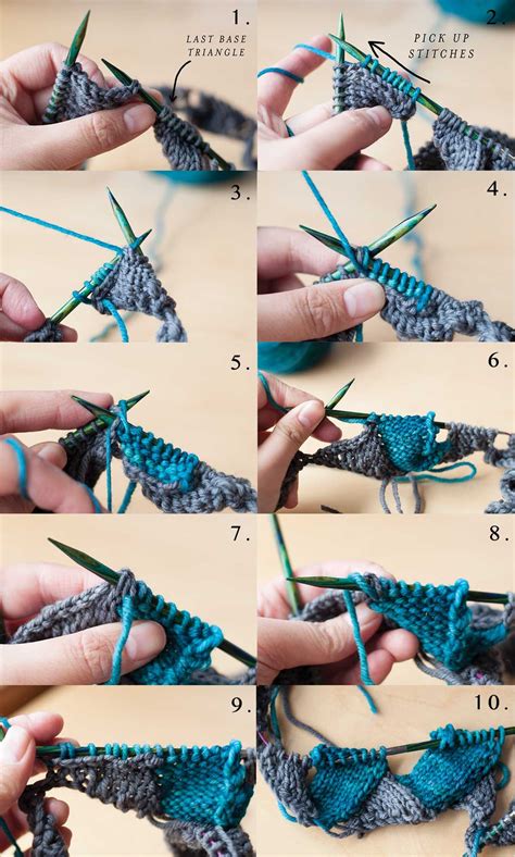 Dont Be Intimidated By Entrelac Learn To Knit Entrelac In The Round With This Step By Step