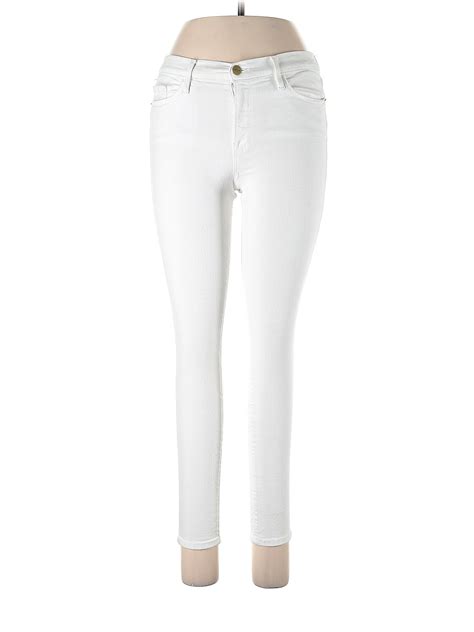 Frame Denim White Jeans 31 Waist 78 Off Thredup