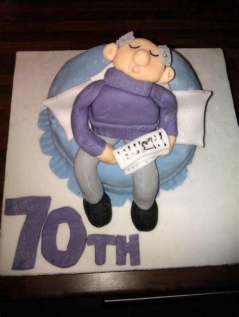 Dads 70Th Birthday Cake - CakeCentral.com