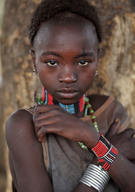 Ethiopian Tribes Beautiful Hamer Girl Dietmar Temps Photography