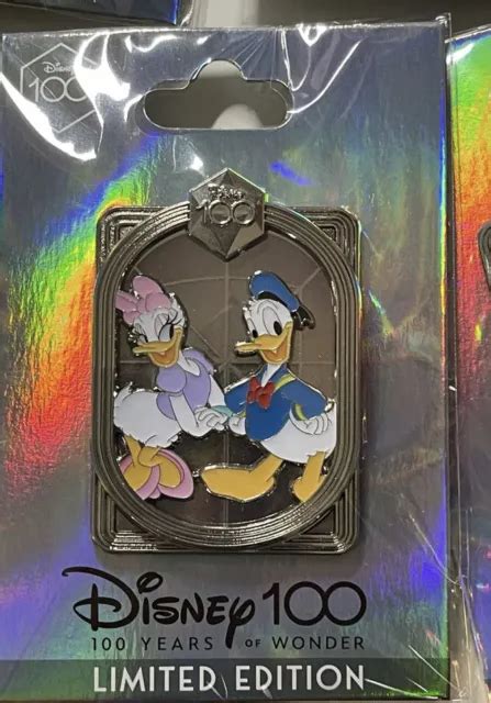 Disney Dec Donald And Daisy Duck Celebrating 100 Years Le 400 Pin D23