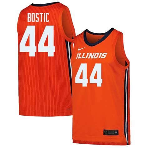 Kendall Bostic Nike Illini Basketball Jersey Gameday Spirit Fanstore