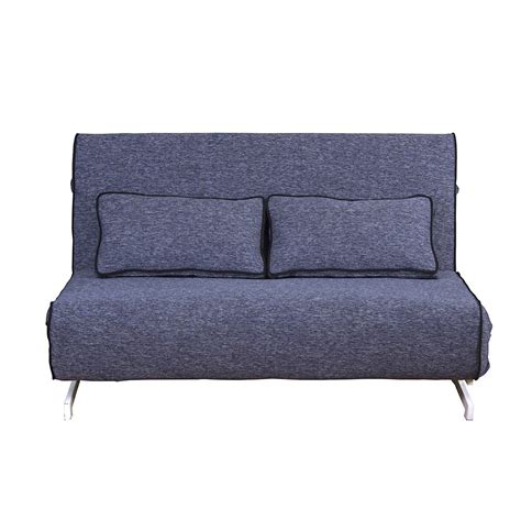 Materasso per divano letto 160x190 cm, dotato di laccetti per un facile montaggio. Divano letto matrimoniale ROGER, blu melange - Comfort pratico Cribel - Acquista su Ventis.