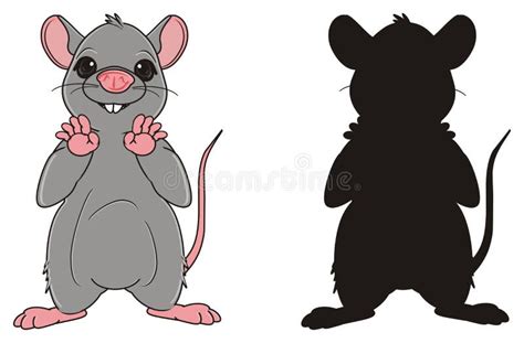 Two Rats Stand Stock Illustration Illustration Of Paws 90262451