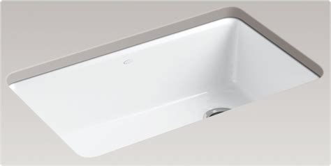 Want to know about more details about what kohler has to offer with undermount kitchen sink in white designs? KOHLER K-5871-5UA3-0 Riverby Single Bowl Undermount ...