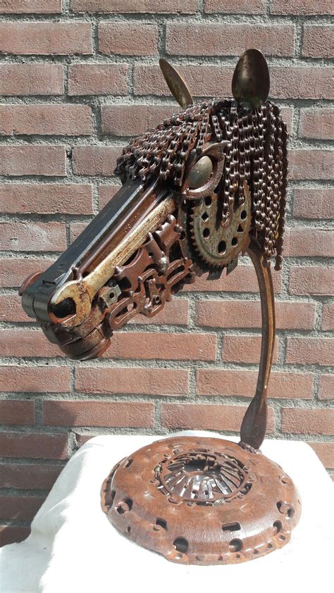 Scrap Metal Art Rasta Paard Jan Van Daal Metal Sculpture Artists