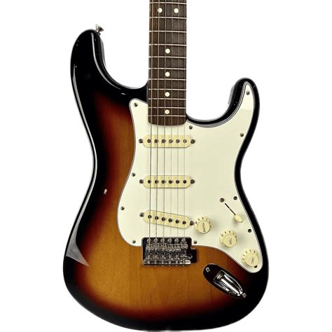 Fender Mexican Standard Stratocaster Three Tone Sunburst Pre Owned