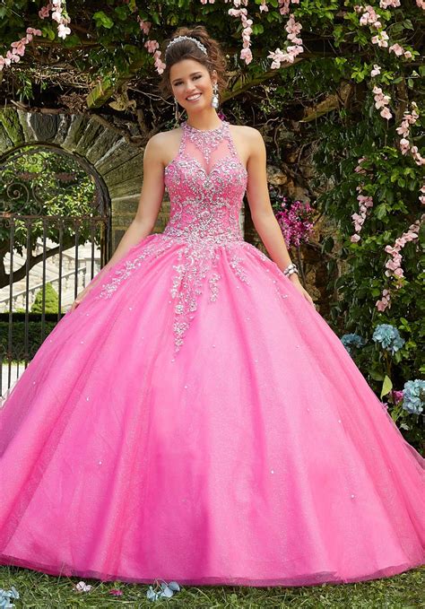 Rhinestone And Tulle Quinceañera Ballgown Morilee France