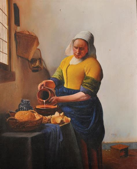 Sold Price After Johannes Vermeer Dutch The Milkmaid A