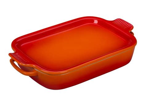 Le creuset stoneware rectangular dish, 32cm. Rectangular Dish with Platter Lid | Le creuset stoneware ...