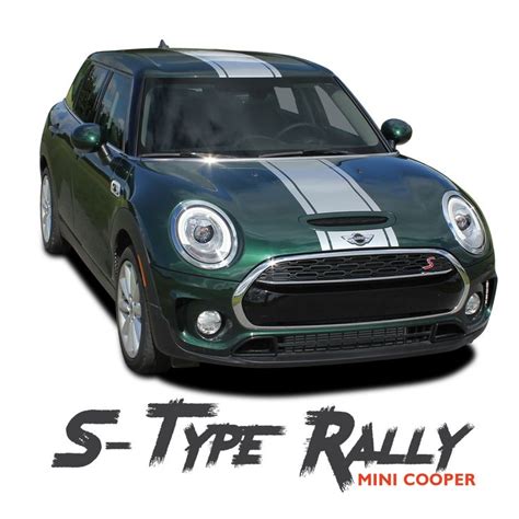 Mini Cooper Clubman S Type Rally Center Hood Striping Vinyl Graphics