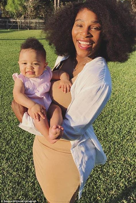 The tennis superstar gave birth to her first child on september 1 and named her alexis olympia ohanian jr. Serena Williams shows off mini-me daughter Alexis Olympia in video | Serena williams ...