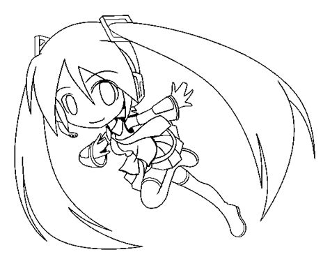 Miku Coloring Pages At Free Printable Colorings