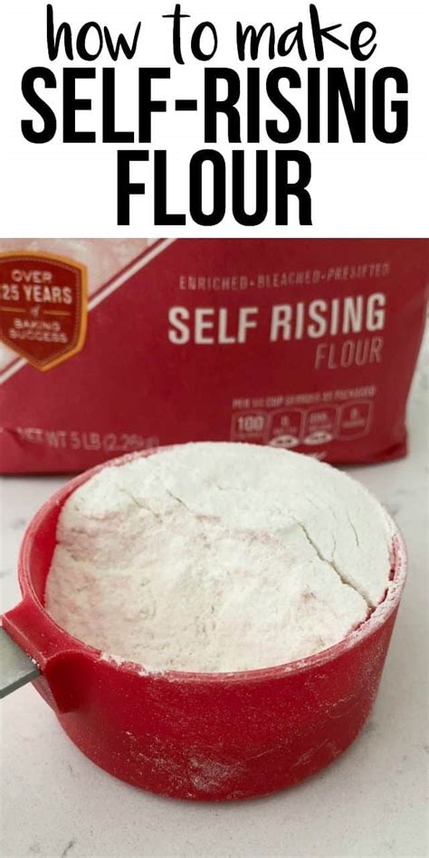 They're perfect if you like a. How to make Self-Rising Flour - Crazy for Crust