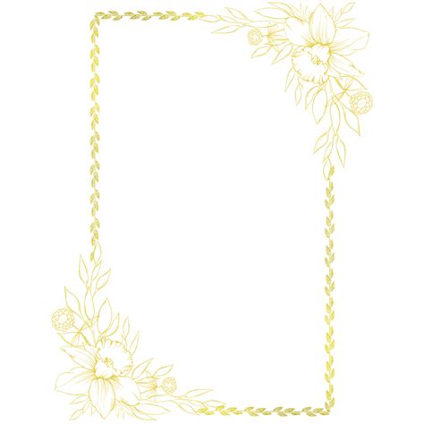 Floral Wedding Invite Hd Transparent Floral Wedding Invitation Card