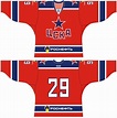 Moscow CSKA Home Uniform - Kontinental Hockey League (KHL) - Chris ...