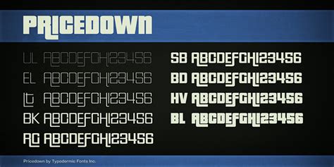 We did not find results for: Pricedown Font | dafont.com