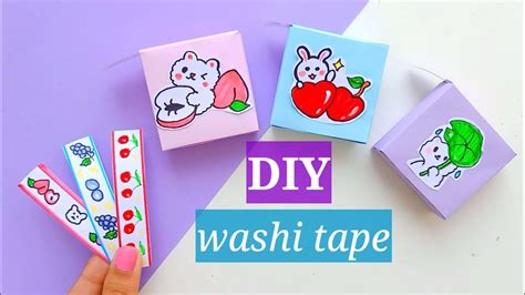 How To Make Washi Tape At Home Diy Washi Tape Paper Craft Diy Your