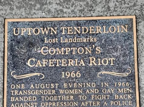 Site Of Comptons Cafeteria Riot In San Francisco California Byondr