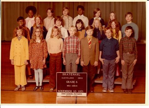 School Year 1971 72 Bratenahl Historical Society Bratenahl Ohio