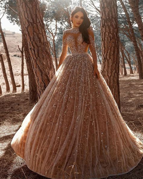 Gold Wedding Gowns For Brides To Shine