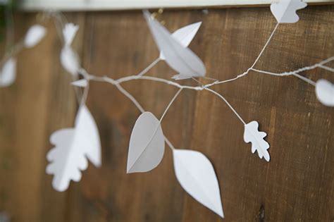 How To Make Paper And Copper Leaf Garlands Artemis Russell Xmas