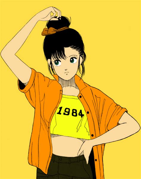 Nahdhonur Vintage Anime Aesthetic Girl