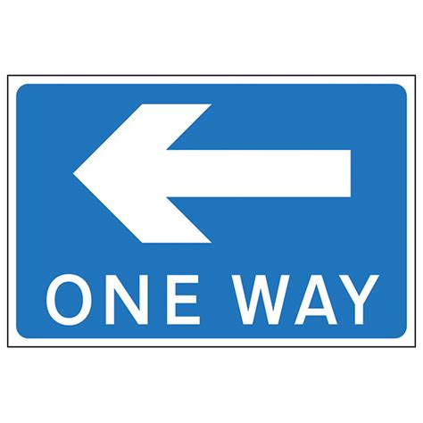 One Way Arrow Left Traffic And Parking Signs Reflective Traffic