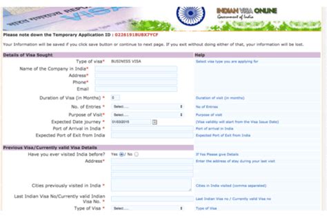 Vfs India Tourist Visa Application Form