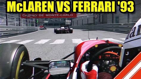 Andrettis Mclaren Mp At Monaco Assetto Corsa F Vr Youtube