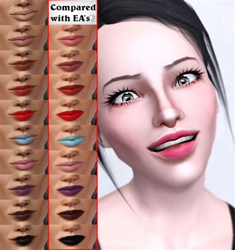 Sims 4 Realistic Lips Cctv