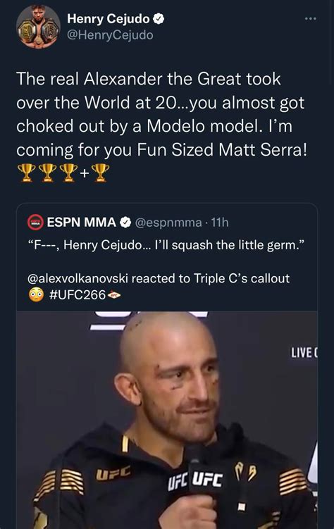 After A Year Of Cejudo Calling People Out But Not Returning I Think It