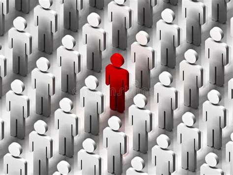 Standing Out From The Crowd Royalty Free Stock Photos Image 19548868