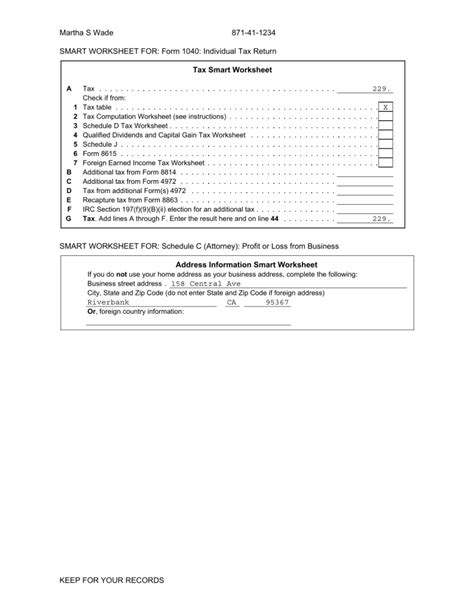 Irs Tax Form