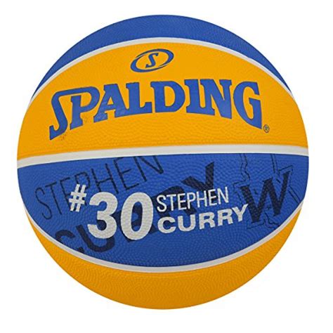 Spalding 83343 Stephen Curry Basketball Goldblue Sports Gear Spot