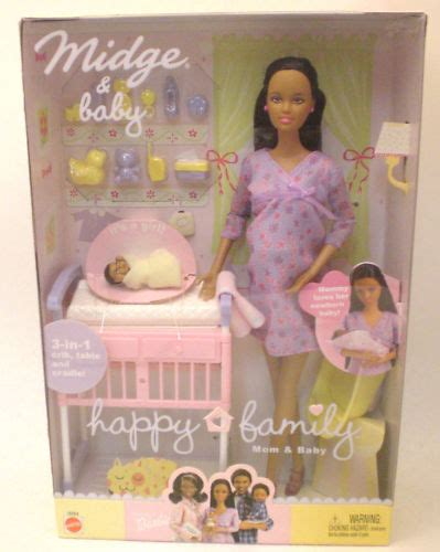 Barbie Pregnant Midge Doll African American Mattel 2002 Collectable