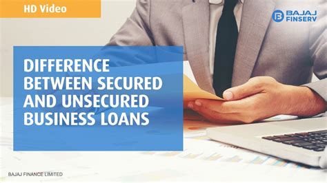 Secured Business Loans Vs Unsecured Business Loans Know The Difference I Bajaj Finserv YouTube
