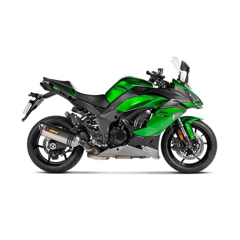 The intake tracts come in staggered lengths, a move that deepens the torque well for a wider usable powerband. Akrapovic Auspuff Slip-On KAWASAKI Ninja 1000 SX | JAMparts