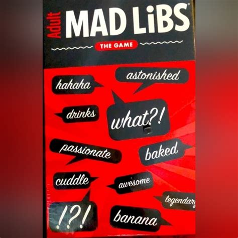 Games Adult Mad Libs Game Poshmark