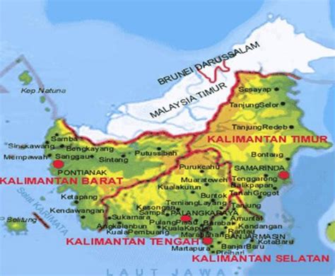 Letak Geografis Kalimantan Selatan