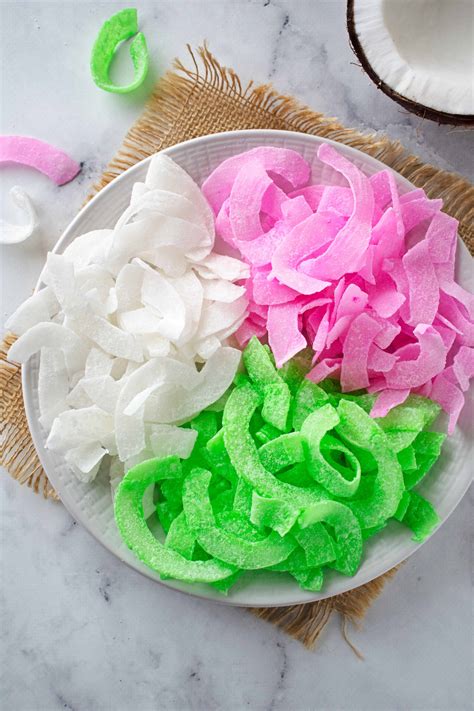 Vietnamese Candied Coconut Ribbons Mứt Dừa Scruff And Steph
